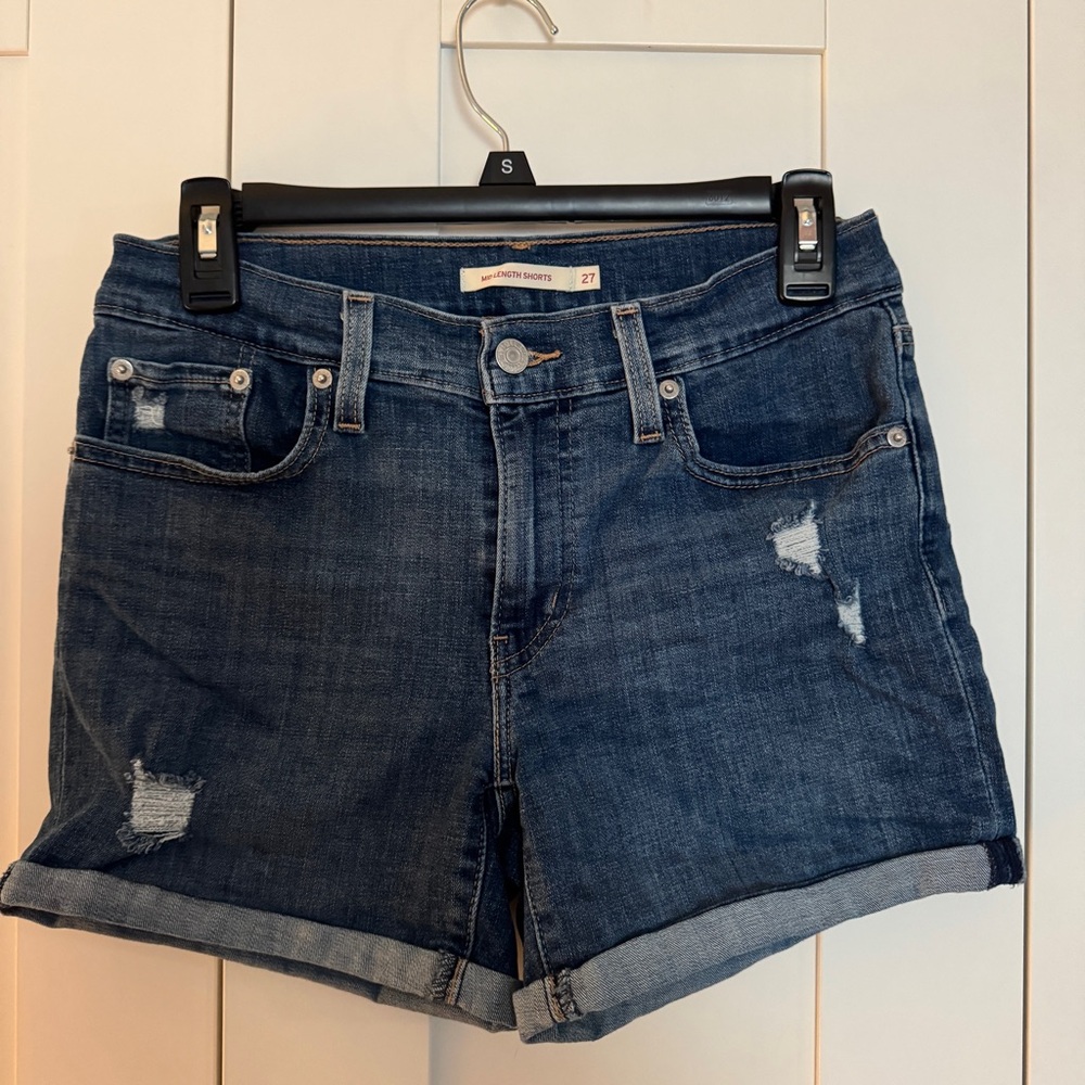 Levi’s mid length Women's Denim Shorts
